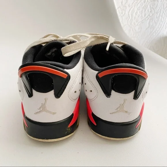 Nike Air Jordan Retro 6 Low Infrared Sneakers 6Y - Picture 9 of 13